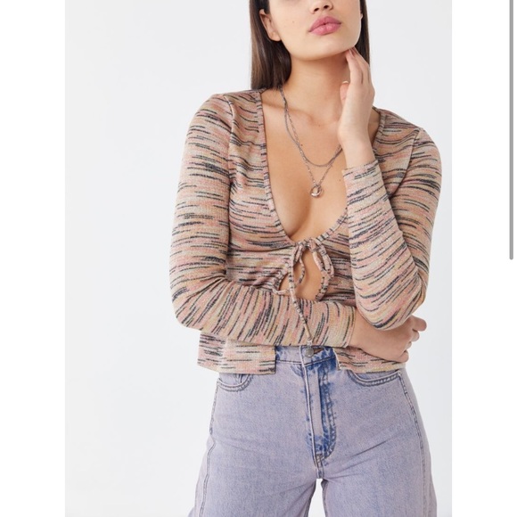 Urban Outfitters Tie-Front Cardigan - Picture 3 of 6